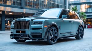 Illustration de la personnalisation audacieuse du Rolls-Royce Cullinan Series II Black Badge par RDB LA.