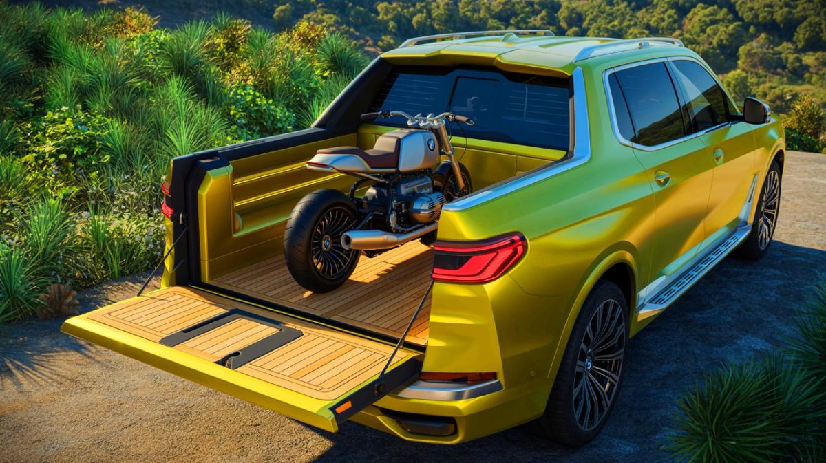 « Le BMW X7 Pick-Up, un symbole de luxe qui enterre les vieilles remorques » : un choc pour les puristes Illustration de la présentation du BMW X7 Pick-Up lors des BMW Motorrad Days 2019.