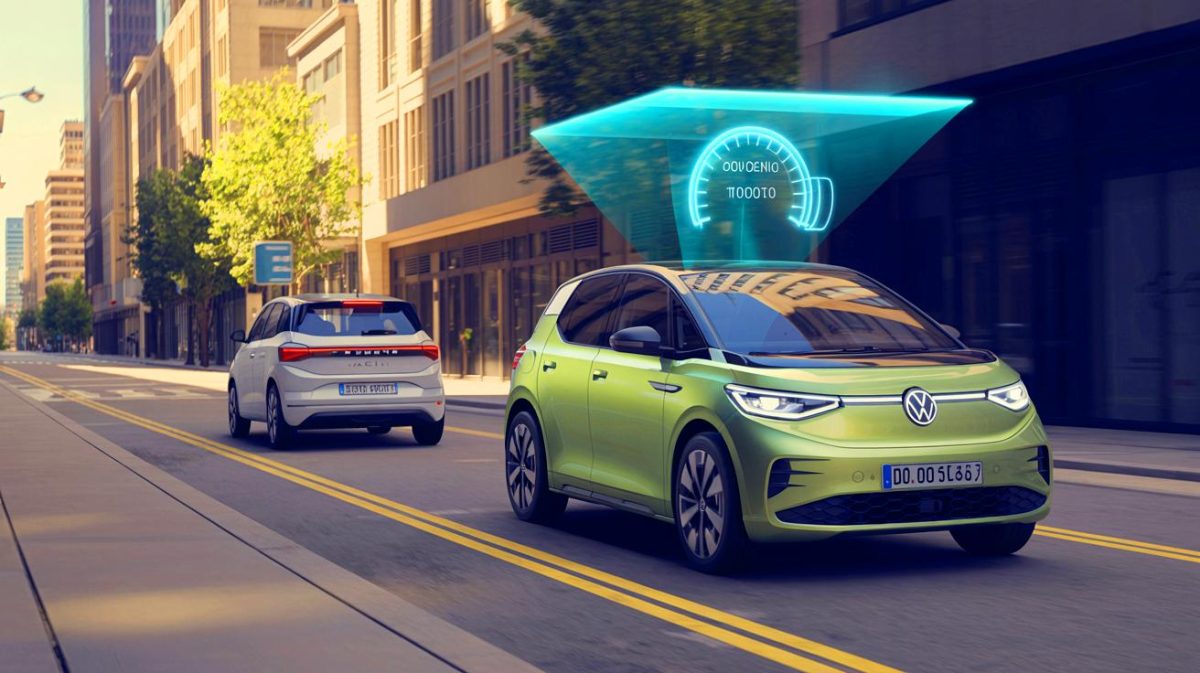 Illustration de la Volkswagen ID.One, la citadine électrique abordable et innovante de Volkswagen.
