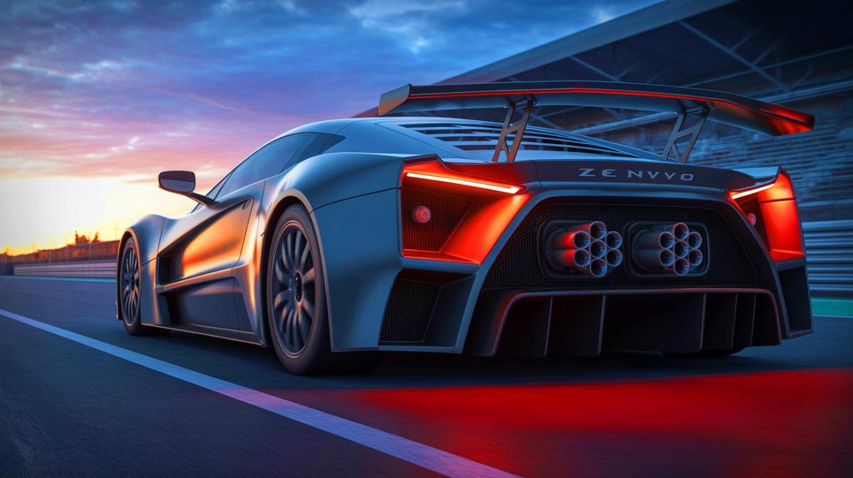 Illustration de l'Aurora de Zenvo, équipée du moteur V12 le plus puissant au monde.
