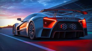 Illustration de l'Aurora de Zenvo, équipée du moteur V12 le plus puissant au monde.