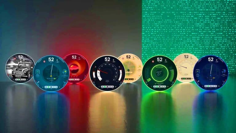 MINI révolutionne le design automobile avec son interface OLED circulaire : un hommage audacieux et complexe signé Designworks